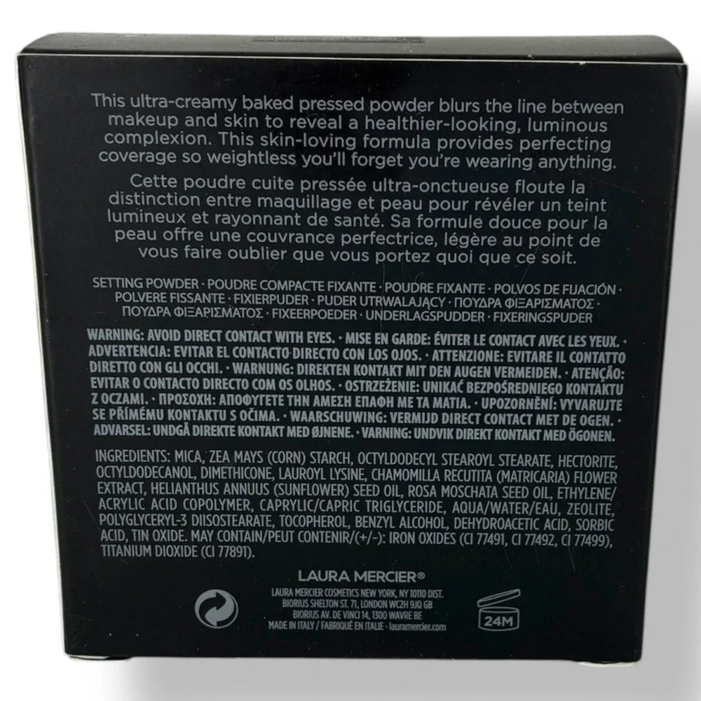 Laura Mercier Real Flawless Luminous Pressed Powder Translucent‎ Deep NIB